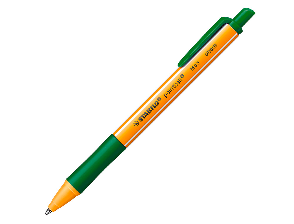 Boligrafo stabilo pointball 0,5 mm verde