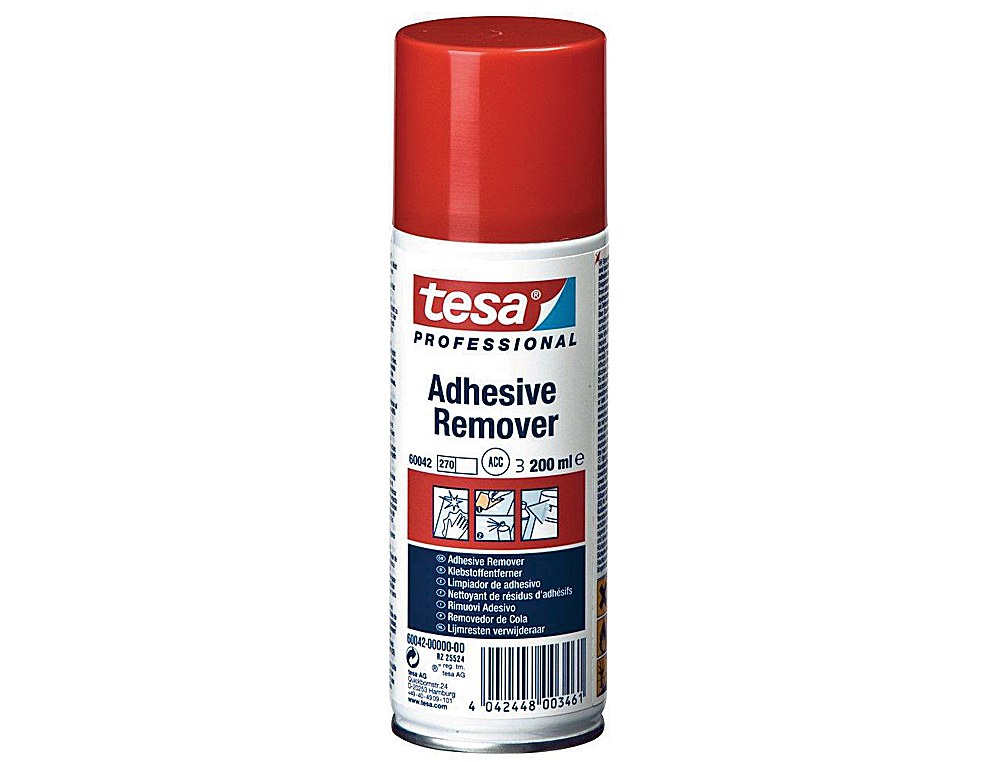 Limpiador de pegamento tesa en spray bote de 200 ml