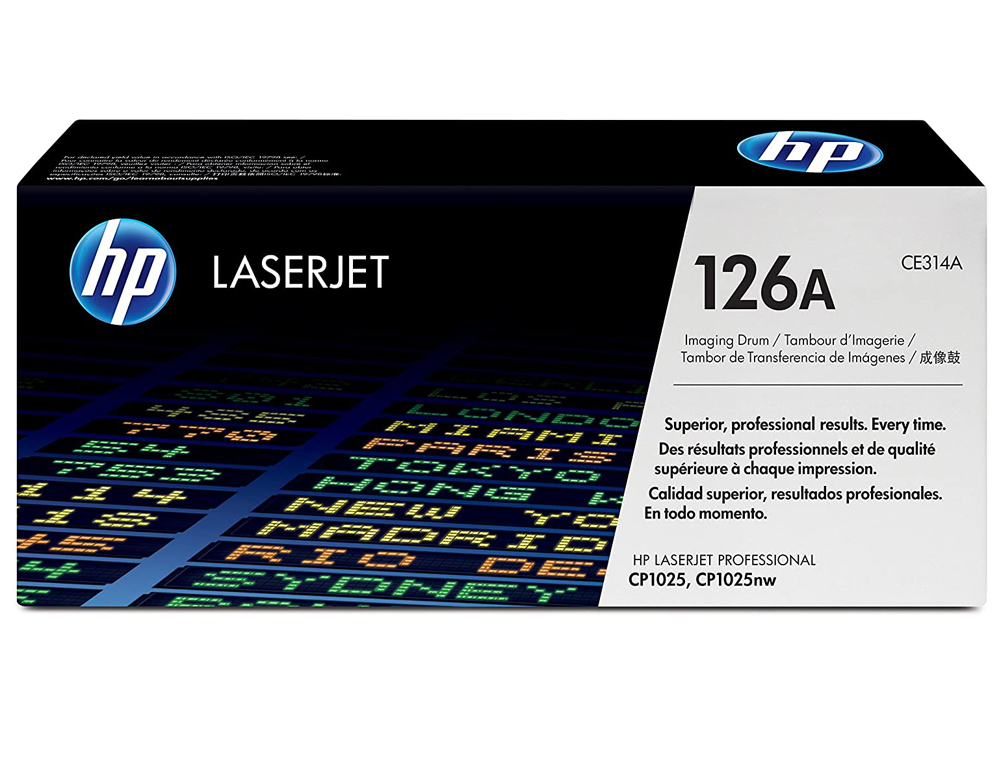 Tambor hp ce314a color laserjet ce918a/865a/866a cf346a negro 14.000pag