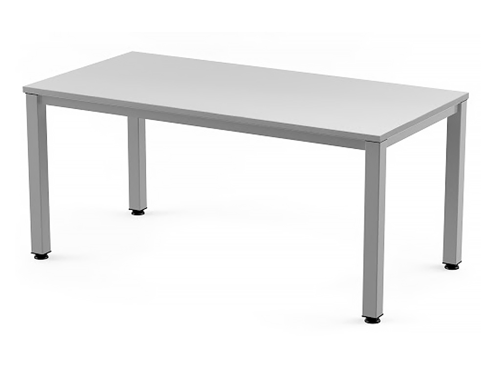 Mesa de oficina rocada executive 2001ad02 aluminio /gris 140x80cm