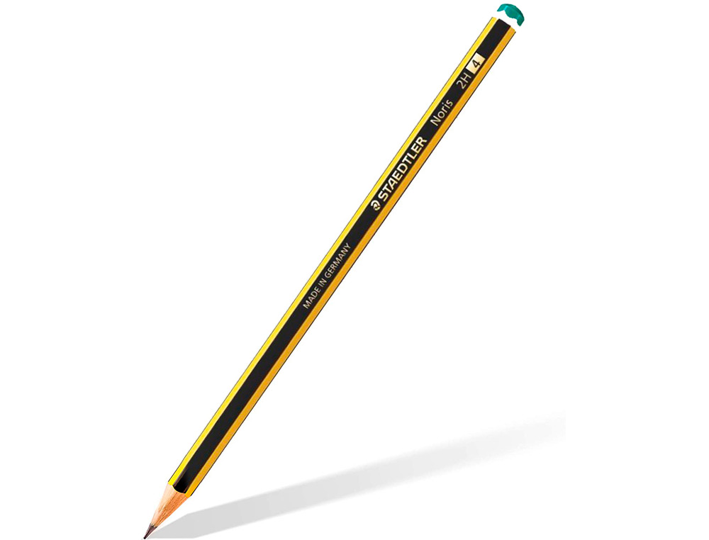 LAPICES DE GRAFITO STAEDTLER NORIS N.4 2H UNIDAD