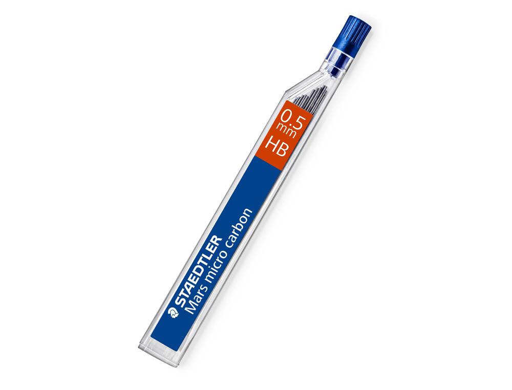 Minas staedtler mars micro grafito 0,5 mm hb tubo con 12 minas