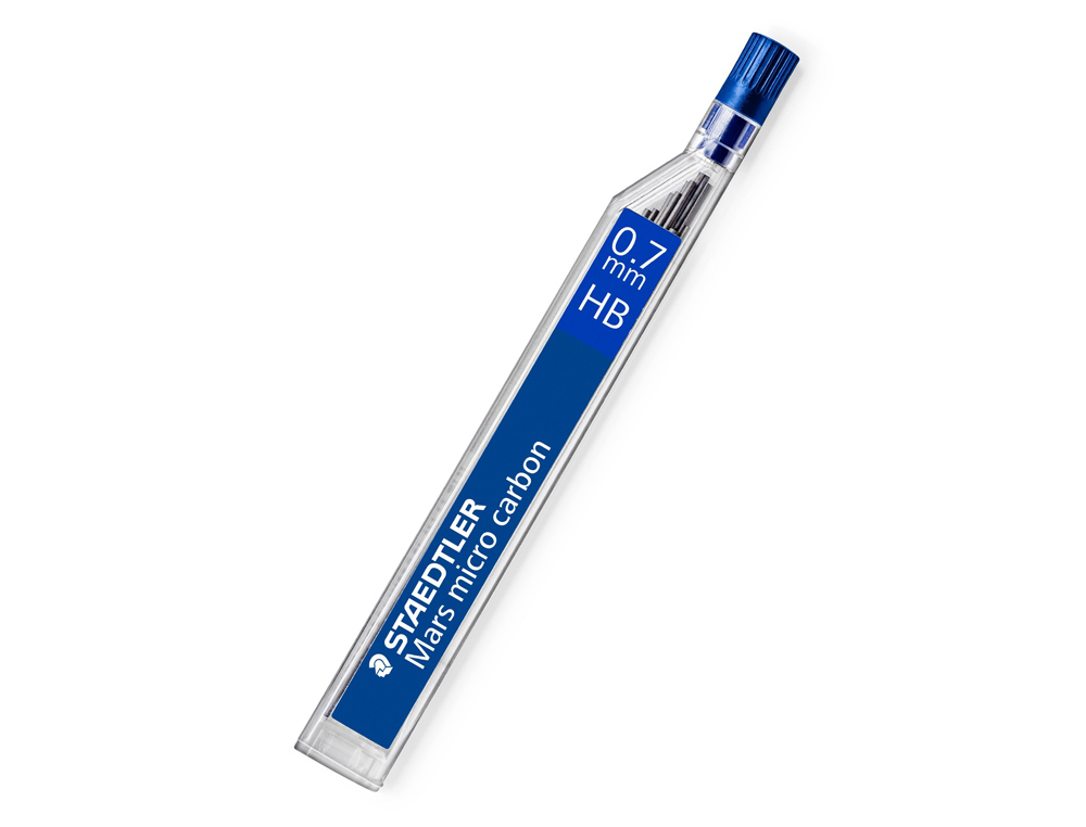 Minas staedtler mars micro grafito 0,7 mm hb tubo con 12 minas