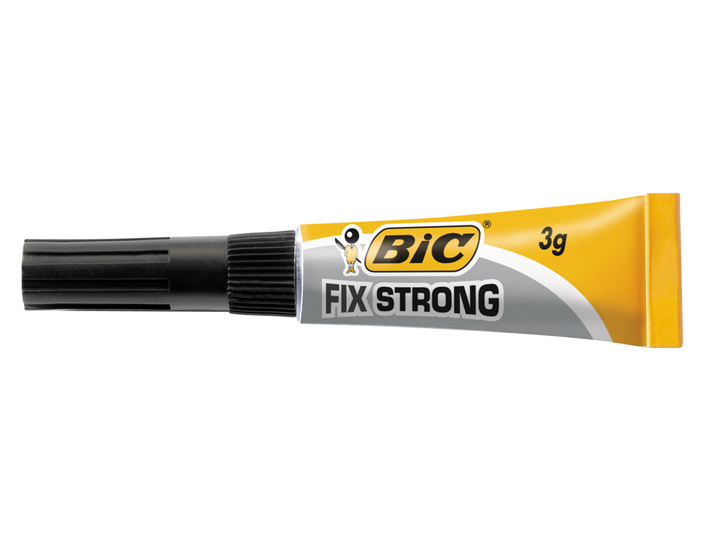 Pegamento bic fix strong 3 gr adhesivo extra fuerte