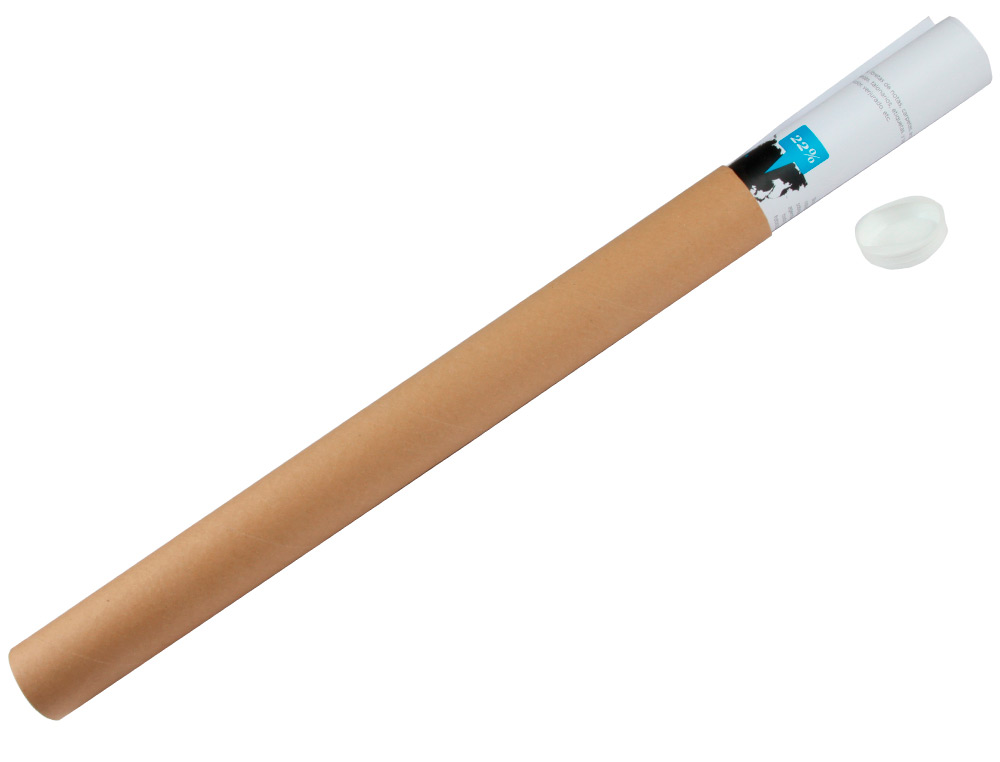 TUBO DE CARTAO Q-CONNECT PORTADOCUMENTOS CAPA PLASTICO 40X430 MM