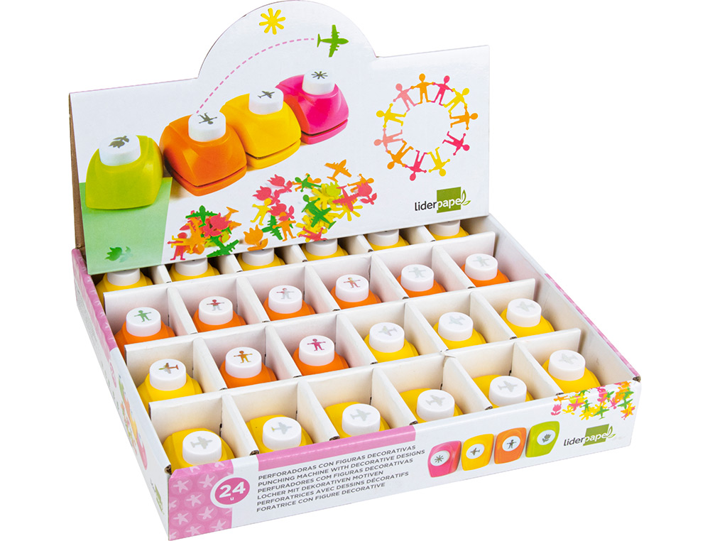 TALADRADOR LIDERPAPEL CON FIGURAS DECORATIVAS MODELOS SURTIDOS