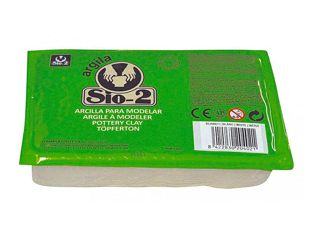 Pasta Para Modelar, Ceramica Fria, Arcilla Jovi 500gr Blanca