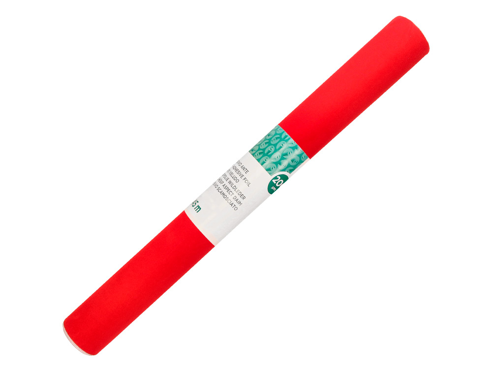 Rollo adhesivo liderpapel especial ante rojo rollo de 0,45 x 2 mt