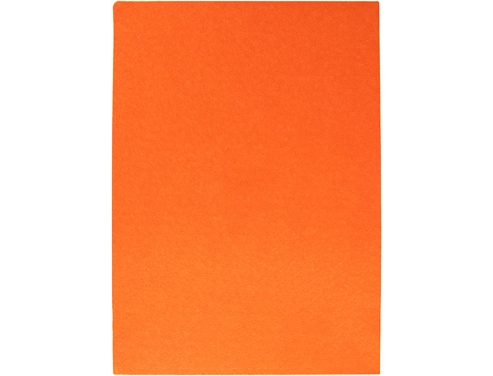 Goma eva liderpapel 50x70cm 60g/m2 espesor 2mm textura toalla naranja