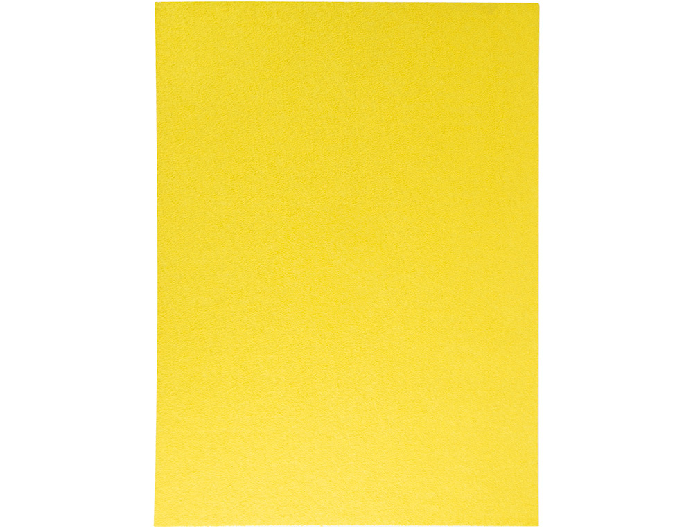 Goma eva liderpapel 50x70cm 60g/m2 espesor 2mm textura toalla amarillo