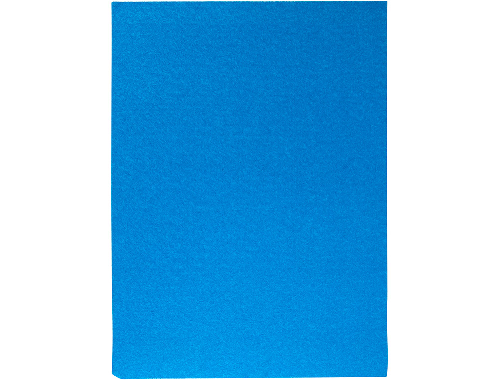 Goma eva liderpapel 50x70cm 60g/m2 espesor 2mm textura toalla azul