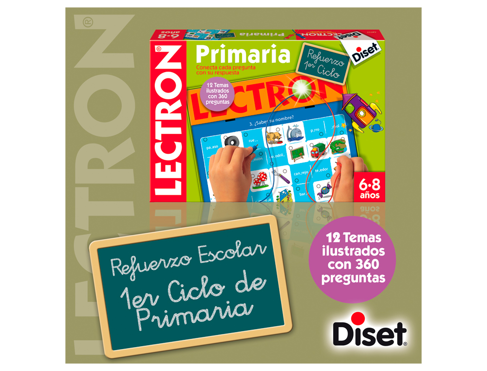 Juego diset didactico lectron primer ciclo de primaria