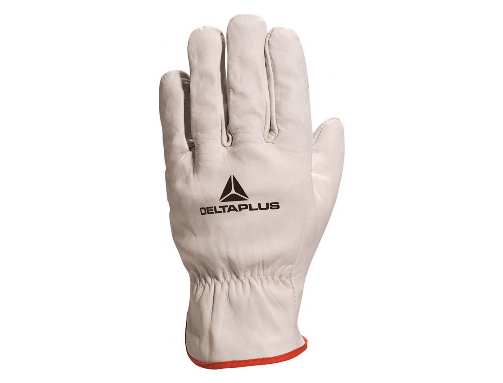 Guantes deltaplus piel vacuno especial para todo tipo de trabajos el mas vendido del mercado talla 7