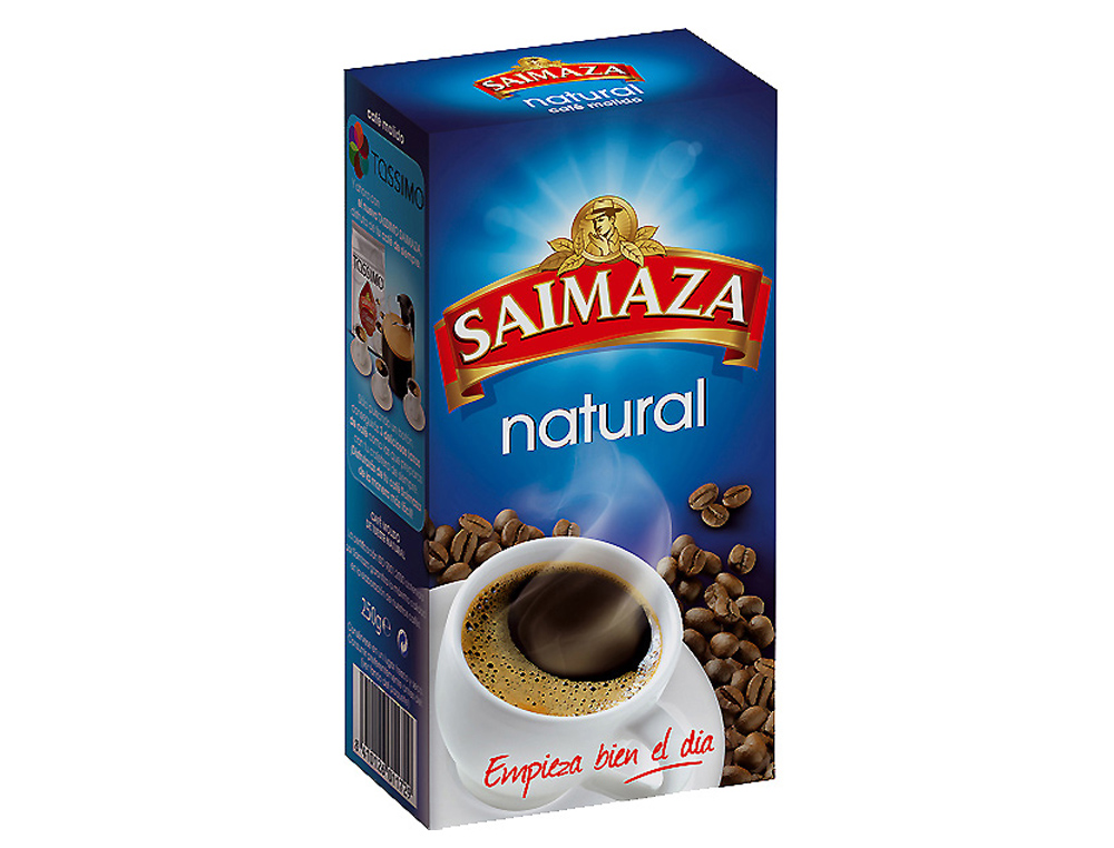 Cafe molido natural superior saimaza paquete de 250 gr