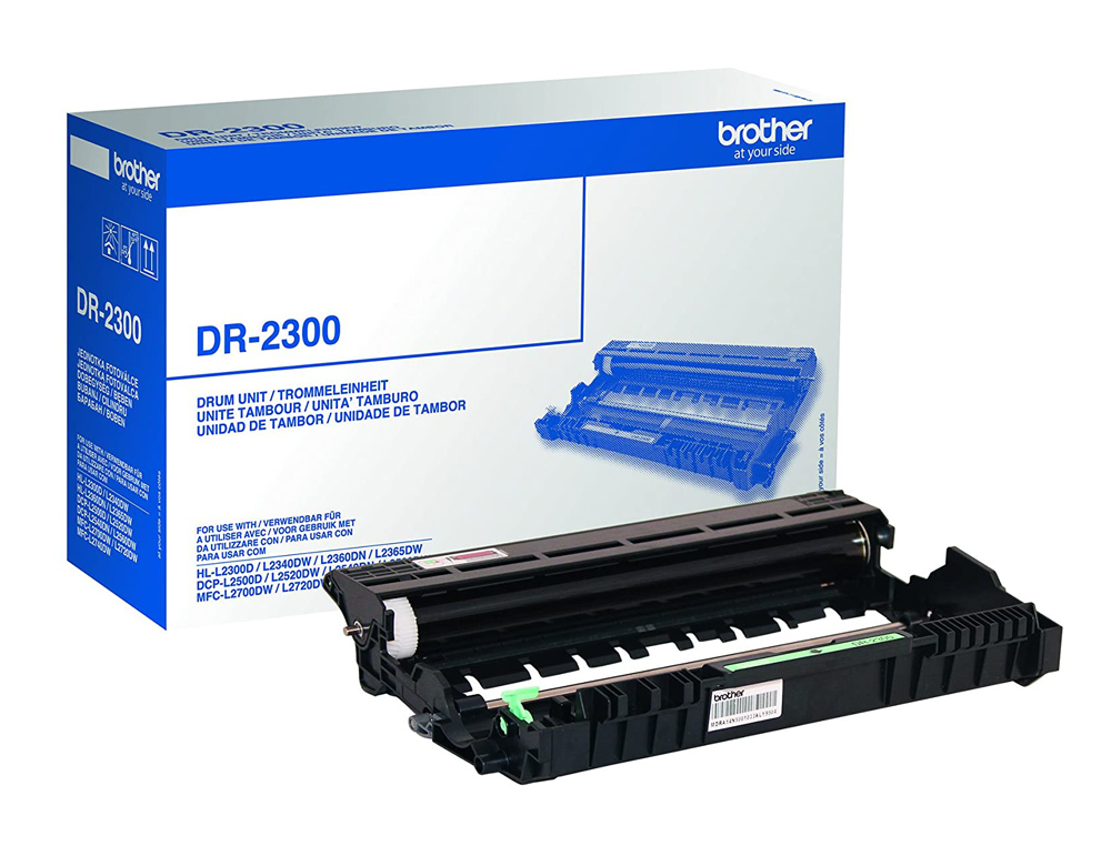 TAMBOR BROTHER DR-2300 DCPL2500D/ DCPL2520DW / MFCL2700DW / MFCL2720DW NEGRO 12000 PAGINAS