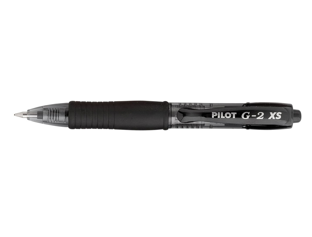 Boligrafo pilot g-2 pixie negro tinta gel retractil sujecion de caucho