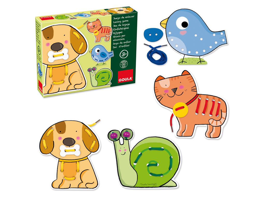 Juego goula didactico enlazar animales