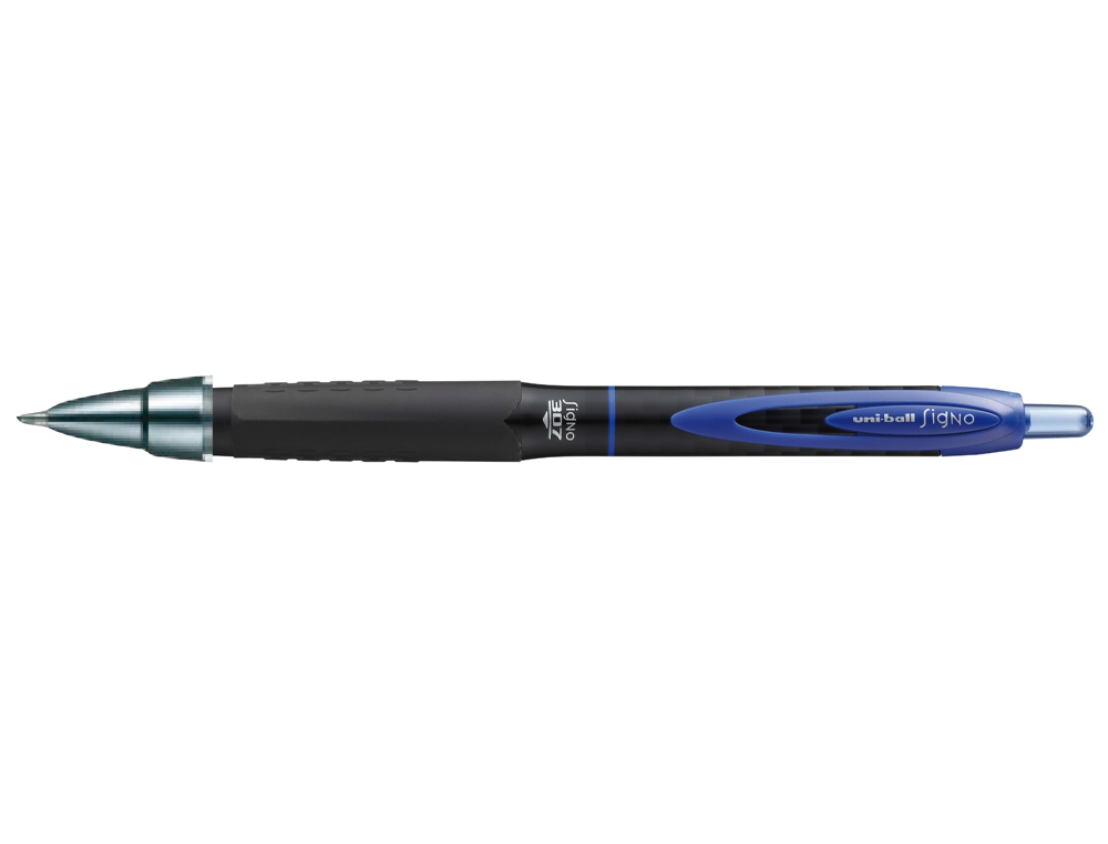 Boligrafo uni-ball roller umn-307 retractil 0,7 mm tinta gel azul