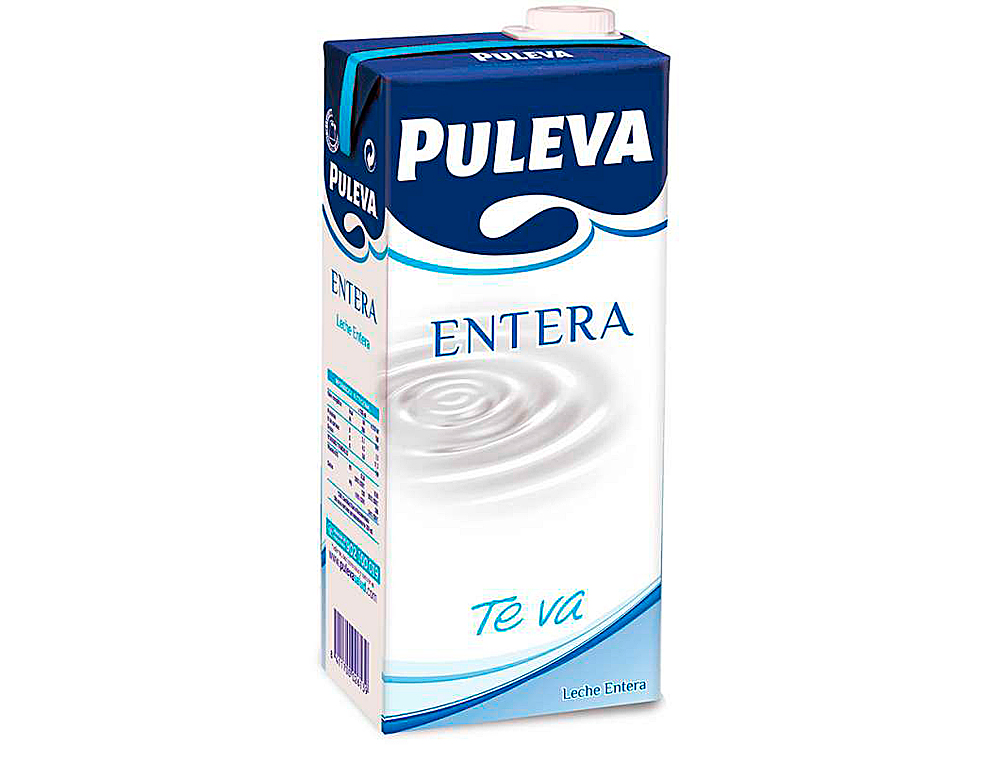 Leche puleva entera brik de 1 litro