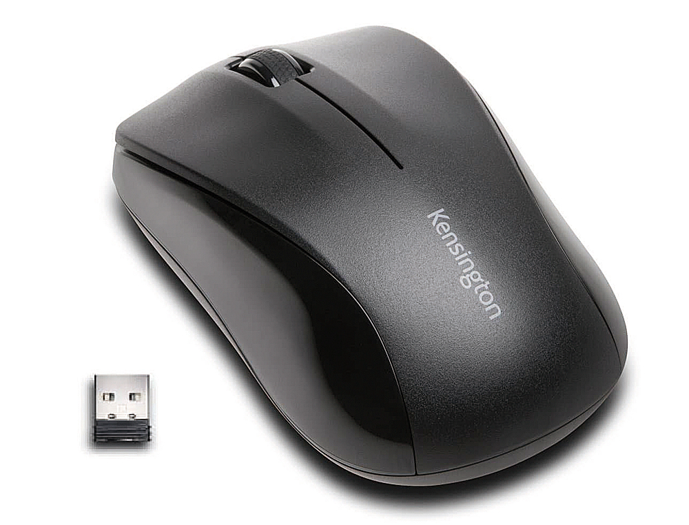 Raton kensington valumouse inalambrico 1000 dpi receptor usb 2,4 ghz negro