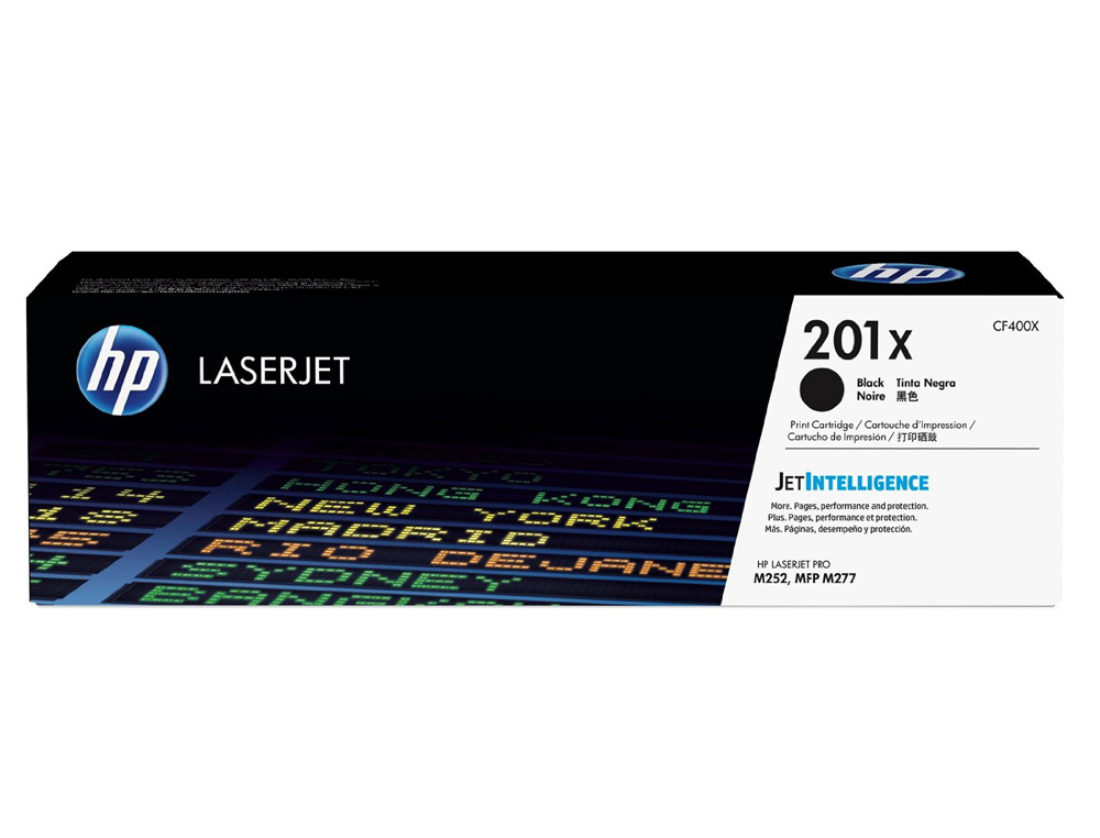 Toner hp 201x laserjet pro m252 / mfp m277 negro 2.800 pag