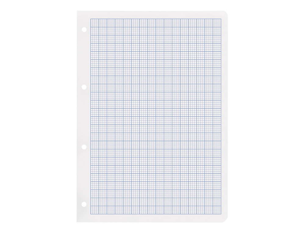 RECAMBIO LIDERPAPEL A4 100 HOJAS 100G/M2 RAYADO Nº 46 4 TALADROS