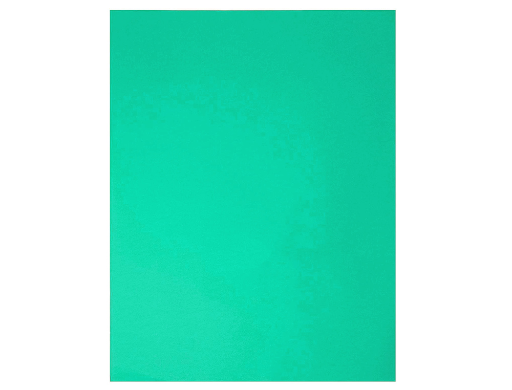 Cartulina guarro verde menta 50x65 cm 185 gr