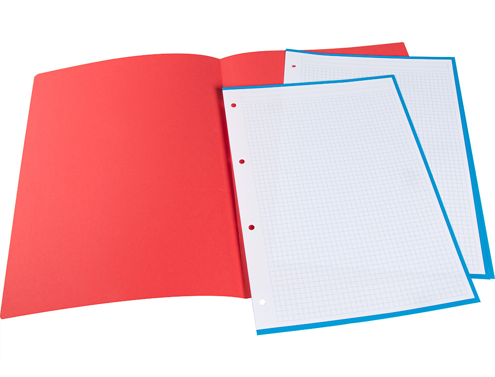 SUBCARPETA CARTULINA LIDERPAPEL FOLIO COLORES SURTIDOS PAQUETE DE 25 UNIDADES RETRACTILADAS