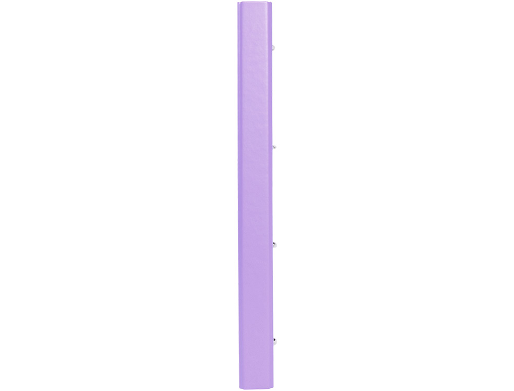 CARPETA CON RECAMBIO ANTARTIK A4 CUADRO 5MM FORRADA 4 ANILLAS 25MM REDONDAS COLOR LAVANDA