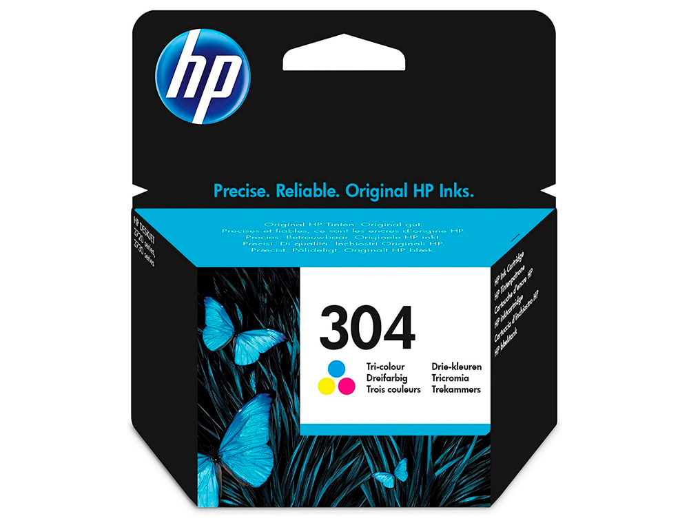 Ink-jet hp n.304 deskjet 3000 / 3720 / 3730 tricolor 100 paginas