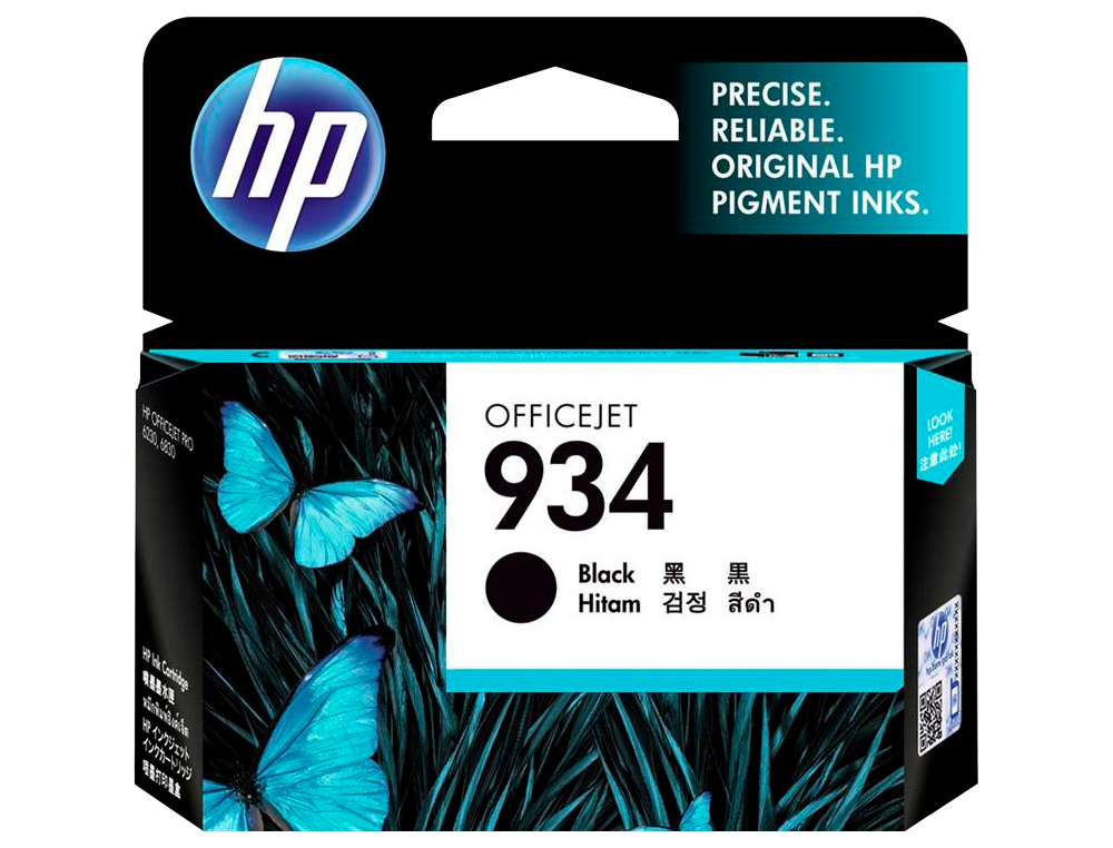 Ink-jet hp 934 officejet 6815/ 6230 / 6830 negro 400 pag