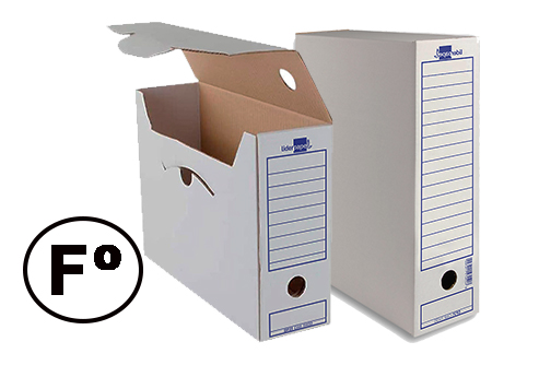 ARCHIVADOR DEFINITIVO TAMAO F CARTON MOD. 104  PRECIO POR UNIDAD. SI COMPRA CAJA DE 50 UNDS SALE CADA UNO A 0,65?