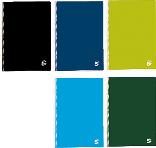 CUADERNOS 5* FOLIO
