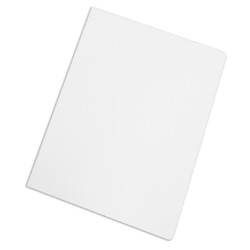 Subcarpeta cartulina tamao folio blanco con impresin distintivos UMA blanco y negro 250Und