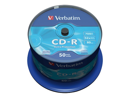 VERBATIM CD -R 700MB 52X SPINDLE 50 