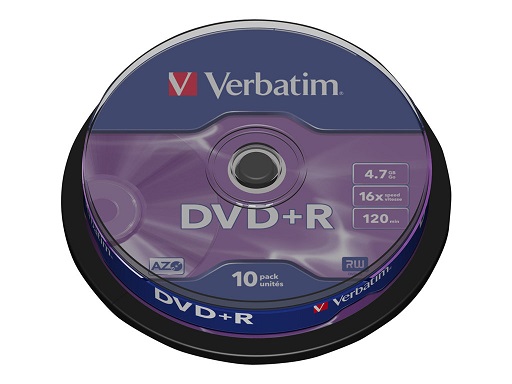 VERBATIM DVD -R 4.7GB 16X SPINDLE 10