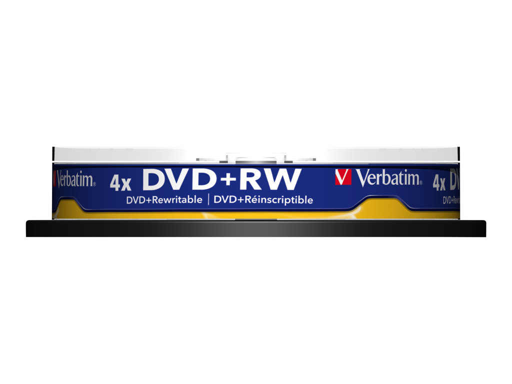 VERBATIM DVD +RW 4.7GB 4X SPINDLE 10