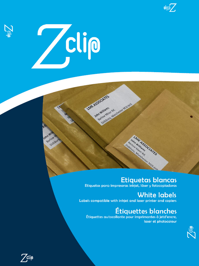ETIQUETA ADHESIVA  TAMAO 105X74 MM FOTOCOPIADORA LASER INK-JET CAJA CON 100 HOJAS DIN A4
