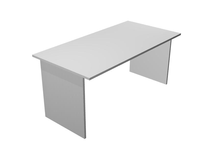 MESA MADERA CON PATAS PANEL 140x80 COLORES HAYA, BLANCO O GRIS.