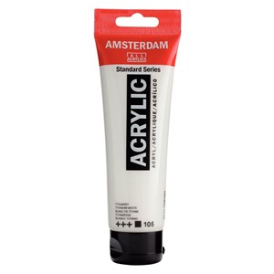 ACRILICO AMSTERDAM 120ML.N105 BLANCO DE TITANIO