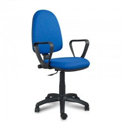 SILLA DE OFICINA CON BRAZOS CONTACTO PERMANENTE