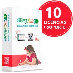 Dibuprint3D Small – 10 Licencias + Soporte GOLD 85