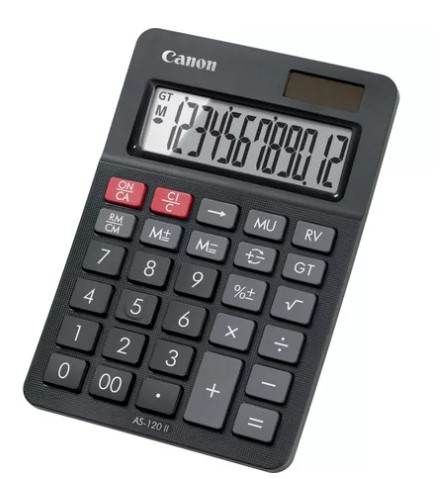 CALCULADORA CANON AS-120 II SOBREMESA 12 DIGITOS