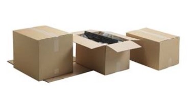CAJA EMBALAJE 600X500X500 MM. MARRON DOBLE ONDA