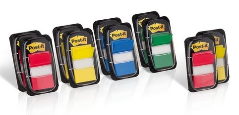 BANDERITAS SEPARADORAS POST-IT 680 50 UND 12 PAQUETES