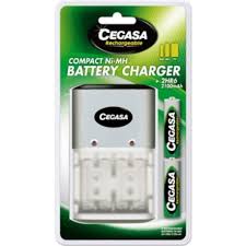 CARGADOR DE PILAS CEGASA AA, AAA, 9V+ 2 PILAS AA GRATIS 2100 MAH