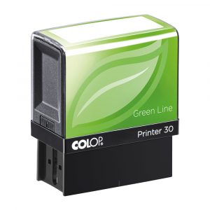 SELLO ENTINTADO COLOP GREEN LINE PRINTER 30 AZUL 65% MATERIAL RECICLADO