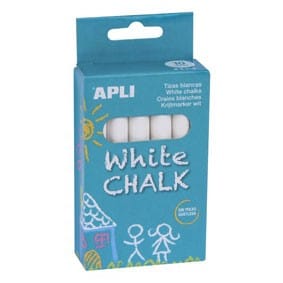 TIZAS APLI C. 10 UNIDADES ANTIPOLVO BLANCAS