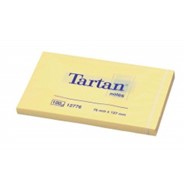 BLOC TARTAN NOTAS ADHESIVAS DE QUITA Y PON 127X76mm