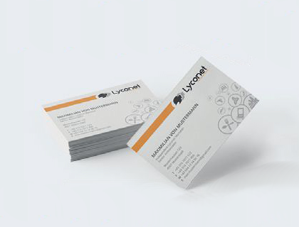 Tarjetas de visita de Lyconet